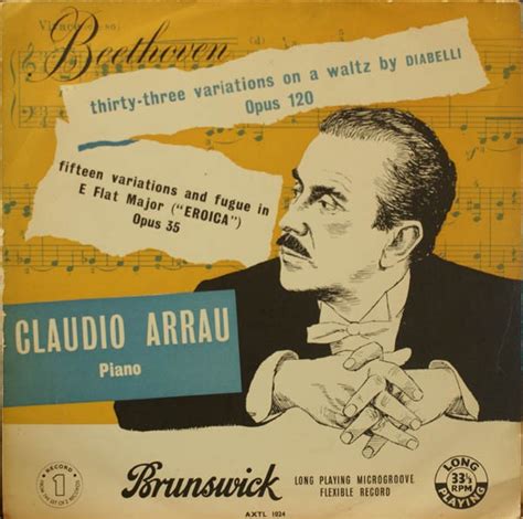 Brunswick Arrau Beethoven Diabelli Variations Eroica Variations