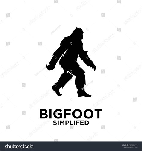 Big Foot Yeti Logo Icon Design Stock Vector Royalty Free 1921201715