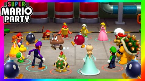 Super Mario Party Minigames Goomba Vs Koopa Troopa Vs Bowser Vs