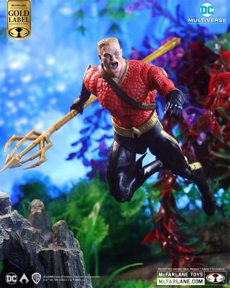 First Look McFarlane Flashpoint Build A Wave Aquaman Project Action