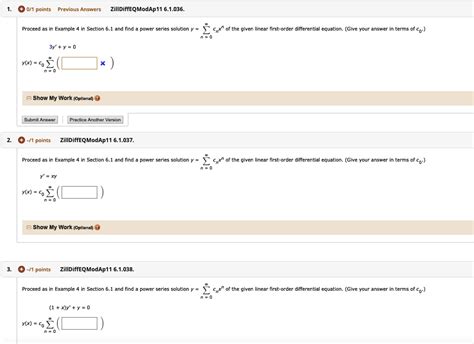 Solved Zill Diff Eq Mod Ap Proceed As In Example In Section