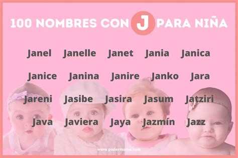 100 Nombres Con J Para Niña Origen Y Significado Poder Mamá