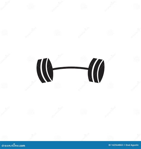 Barbell Logo Design Vector Template Stock Vector - Illustration of ...