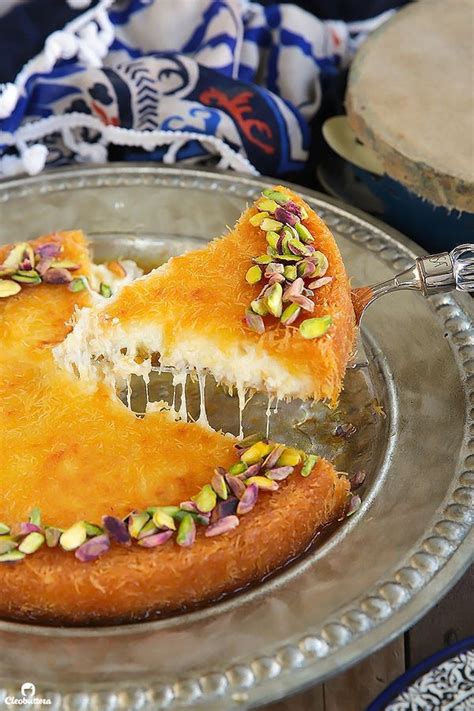 Mozzarella Cheese Kunafa Cleobuttera Recipe Recipes Kunafa Recipe Middle Eastern Desserts