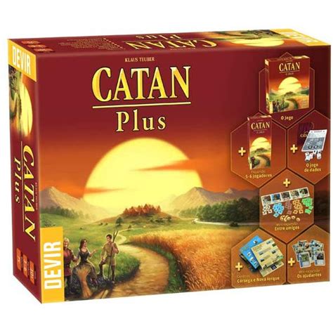 Catan Plus Jogo De Tabuleiro Board Game Shopee Brasil