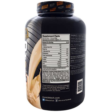 Muscletech Nitro Tech 100 Whey Gold French Vanilla Creme 5 53 Lbs