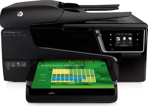 Hp Officejet 6600 E All In One Inalámbrica A Color Impresora De Fotos Con Escáner Copiadora Y