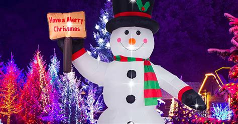 This Christmas Snowman Inflatable is 8 Foot & JUST $34.99 Shipped (Regularly $80) | Hip2Save