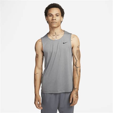 Nike Mens Ready Dri Fit Fitness Tank Top In Grey Dv9813 084 Best Deals And Sales November