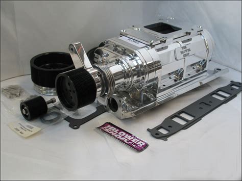 Small Block Chevy Street Blower Supercharger 192 Polished 2v W Chrome Demon 750 Ebay