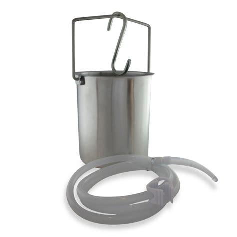 Steel Enema Bucket Coffee Enema Kit With Organic Coffee Enema Solution