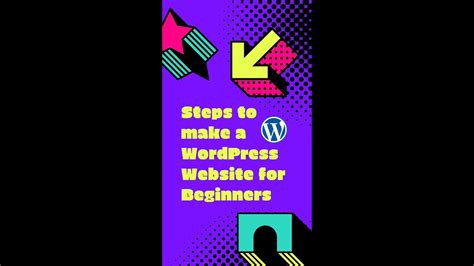 Steps To Make A WordPress Website For Beginners Shorts YouTube