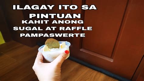 Ilagay Ito Sa Pintuan Kahit Anong Sugal At Raffle Pampaswerte Apple