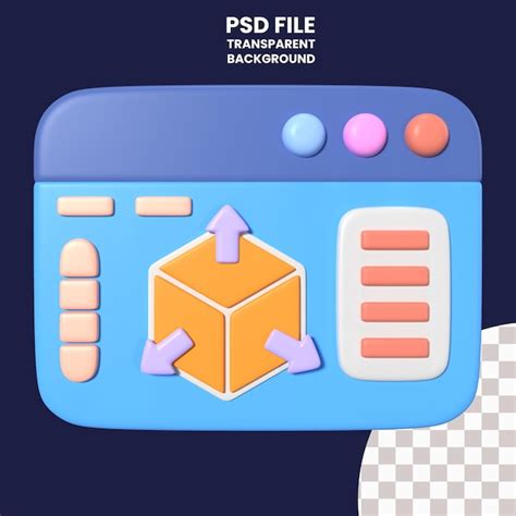 Premium PSD Slicer 3d Printer 3d Illustration Icon