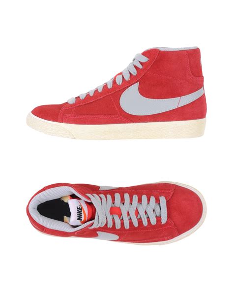 Nike High-tops & Sneakers in Red for Men | Lyst