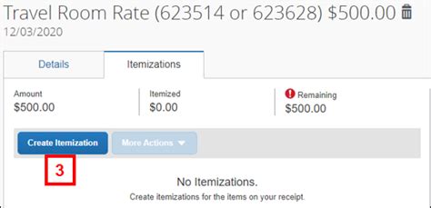 Itemizing Expenses In A Concur Expense Report