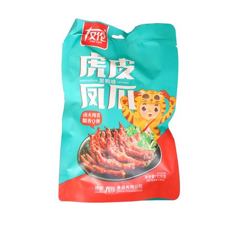 友伦泡椒虎皮凤爪独立包装120g黑鸭香辣柠檬酸辣藤椒味休闲小零食虎窝淘