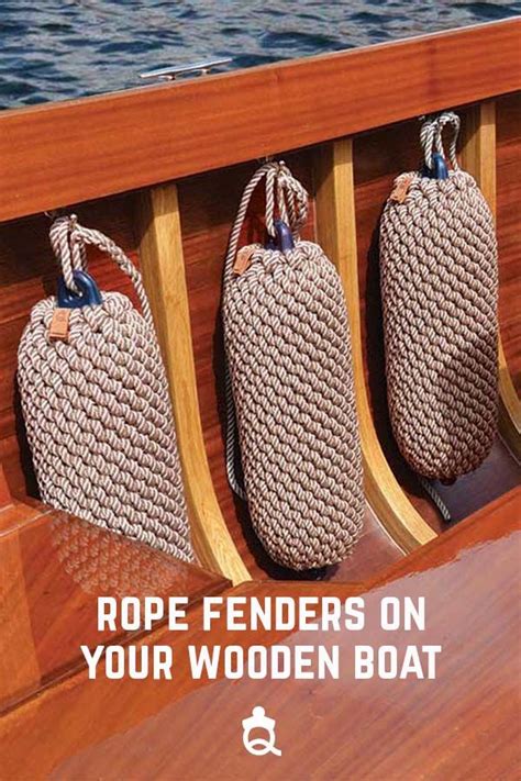 Rope Fenders Wooden Boat Classic