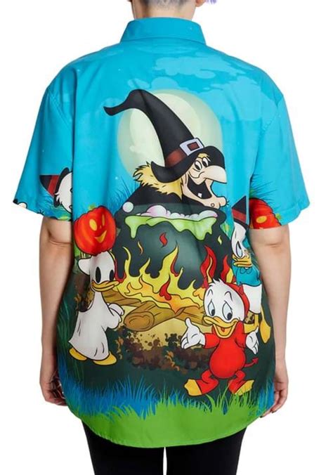 Loungefly Disney Huey, Dewey, & Louie Halloween Camp Shirt