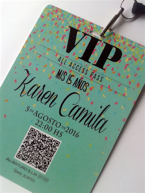 24 mejores imágenes de Invitaciones VIP 15 años en Pinterest