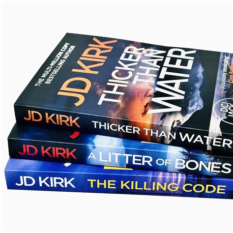 Dci Logan Crime Thrillers Books Collection Set By Jd Kirk Thicker