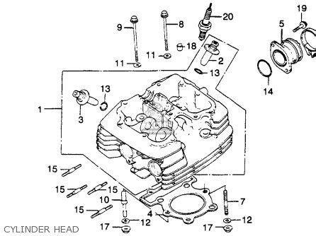 Honda Xr250r 1982 Usa Parts List Partsmanual Partsfiche