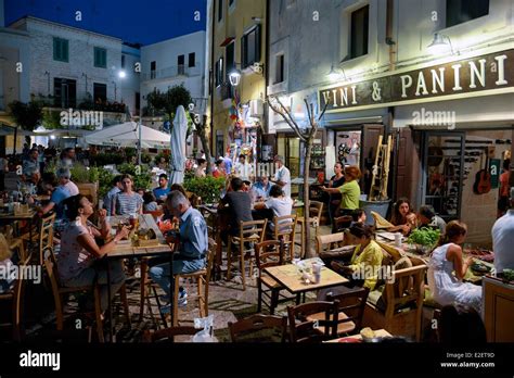 Italy Puglia Bari Province Monopoli Place Vittorio Emanuele Terrace