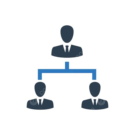 Hierarchyemployee Structure Icon Team Hierarchy Structure Vector Team