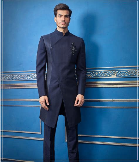 Indian Designer Bandhgala Jodhpuri Royal Ethnic Partywear Mens Wedding Diwali Marriage Reception