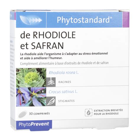 Phytostandard Rodiole Et Safran Compl Ment Alimentaire Phytoprevent