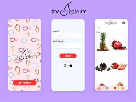 Simple Interface For Fruit Ordering App By Pavan Patel On Dribbble