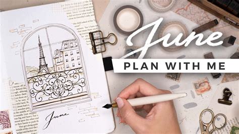 Plan With Me June Bullet Journal Setup Youtube