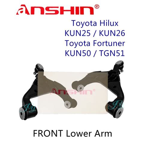 Toyota Hilux Kun25 Kun26 Fortuner Kun50 Front Lower Arm Anshin Japan