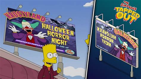 Halloween Horror Night Billboard Thoh Xxxiii Simpsons Tapped Out