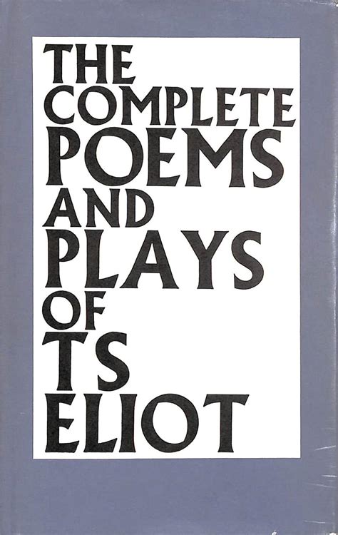 The Complete Poems And Plays Eliot T S 9780571088577