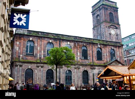 St Annes Church St Annes Square Manchester Stock Photo Alamy