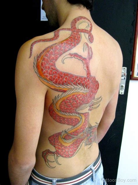 Red Dragon Tattoo Design - Tattoos Designs