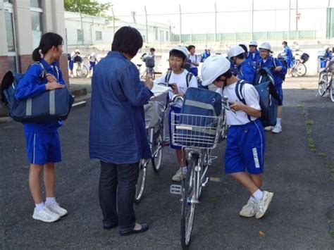 自転車安全点検実施しました！｜行田市立南河原中学校