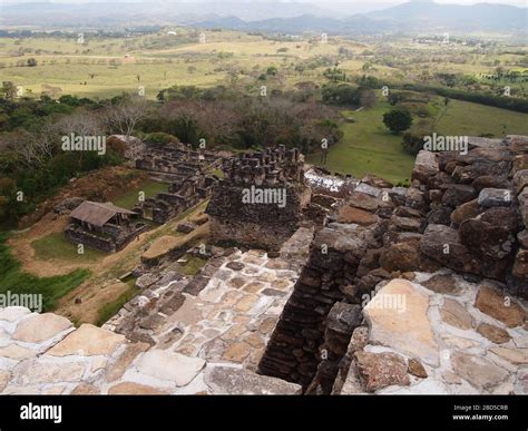 Ruins Of The Archaeological Site Of Tonina A Mayan Palace Complex In