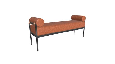 Barrow Bench Brown 110179 Buy Royalty Free 3D Model By Zuo Modern