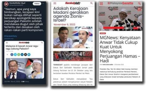 Presiden Pas Wajar Mohon Maaf Kaitkan PMX Dengan Zionis Harapan Daily