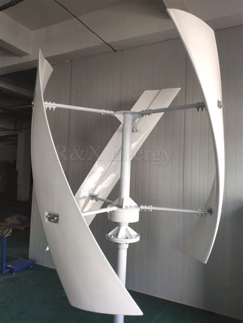 Full Power Low Rpm 1000w Vertical Axis Wind Turbine For Seaside Project