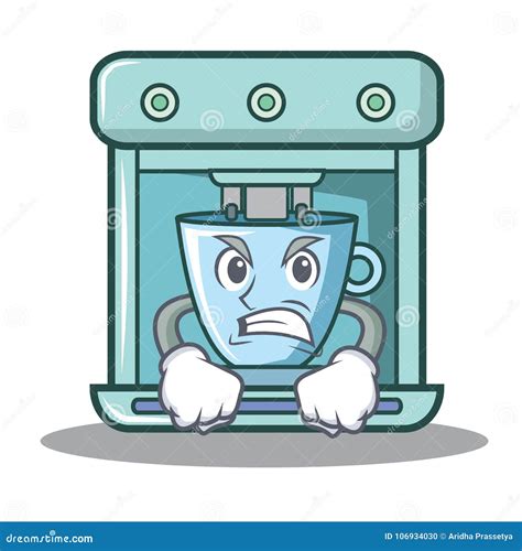 Angry Coffee Maker Cartoon Stock Illustration CartoonDealer 65427034