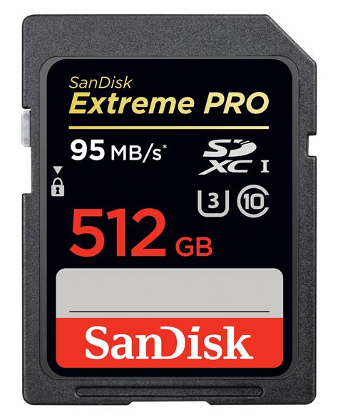 SanDisk Extreme Pro memory card 512 GB SDXC UHS-I Class 10