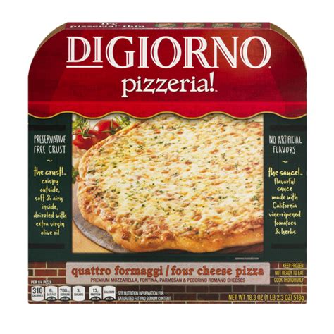 DiGiorno Pizzeria Hand Tossed Style Crust Quattro Formaggi Four Cheese