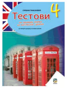 Engleski jezik 4, testovi za 4. razred | Eduka