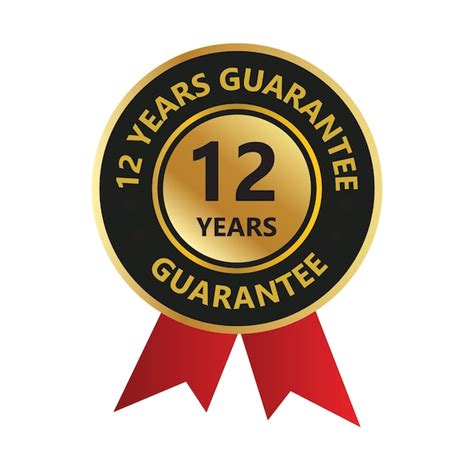 Premium Vector Years Guarantee Vector Trust Badge Logo