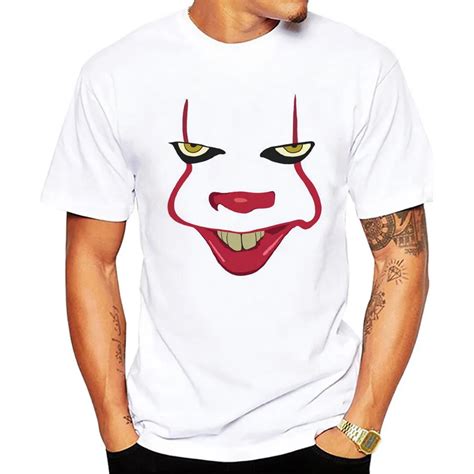 New Summer Hip Hop Pennywise Facebook T Shirt Men Funny We All Float