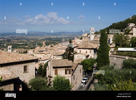 Assisi Umbria Italy Stock Photo Alamy