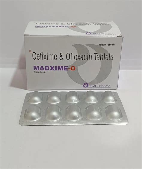 Madxime O Cefixime Trihydrate Ofloxacin 200 Mg At Rs 1850 Box In Panchkula